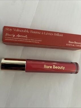 Rare Beauty Stay Vulnerable Lip Gloss — Nearly Apricot (Warm Coral-Peach)